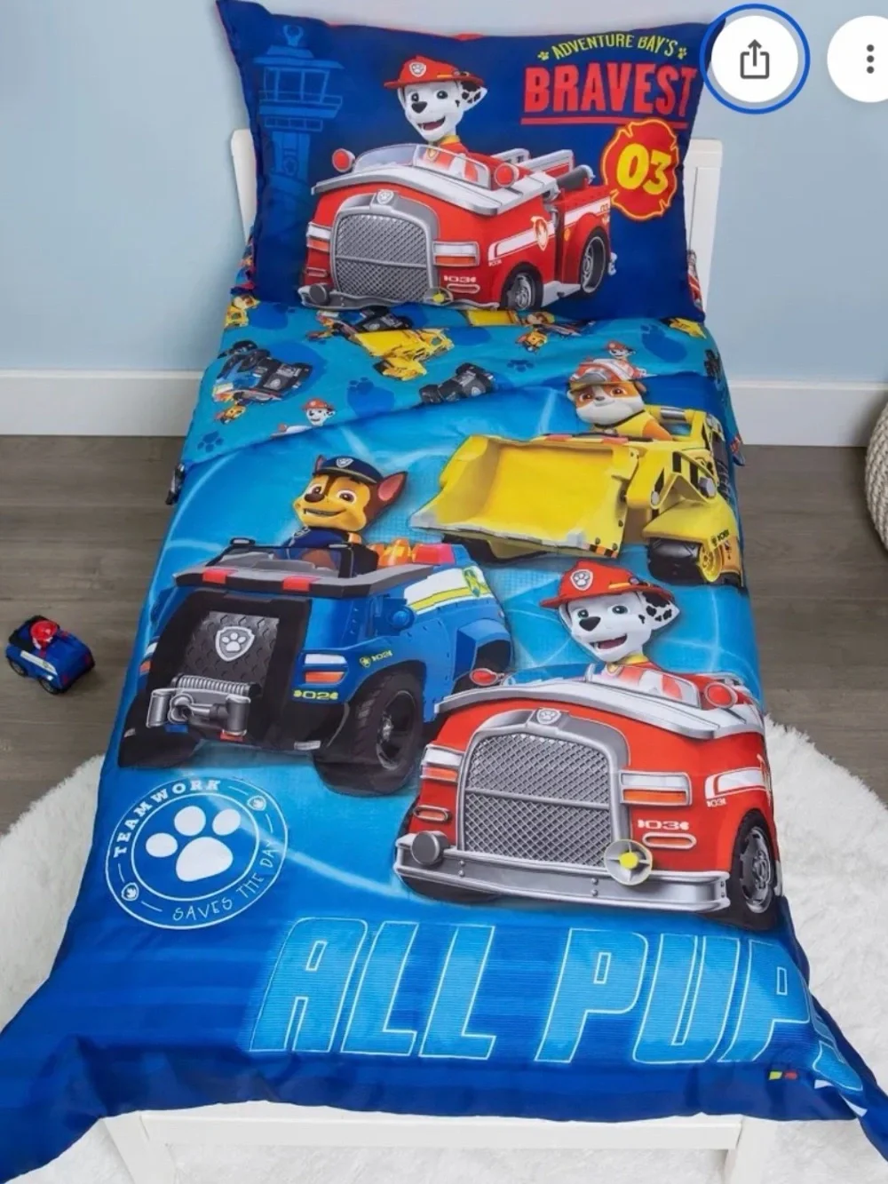 Paw Patrol bright blue